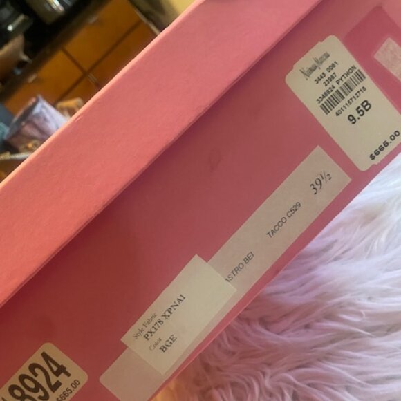 Paris Texas Silver Python Embossed Ankle Boots 9.5 – Metallic Stiletto Booties - Picture 4 of 8